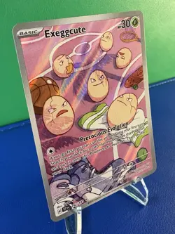 Pokemon TCG Exeggcute 192/191 Surging Sparks Illustration Rare Card NM Condition - Image 3