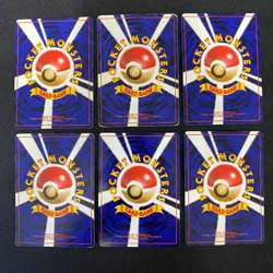 Dark Normal Card Set of 6 Japanese Pokemon Card Old Back s007283 - Image 2
