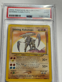 Pokemon Neo Destiny Shining Kabutops #108 PSA 9 Mint - Image 2