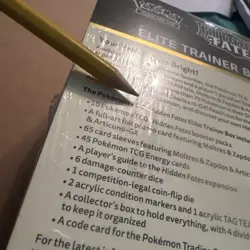 Pokemon TCG: Hidden Fates Elite Trainer Box, 2019 ETB Factory Sealed Small Tear 820650804731 - Image 2