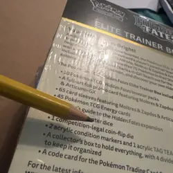 Pokemon TCG: Hidden Fates Elite Trainer Box, 2019 ETB Factory Sealed Small Tear 820650804731 - Image 3