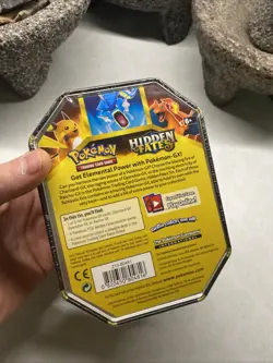 Pokemon Hidden Fates Tin Charizard GX Factory Sealed Free Shipping A - Image 4