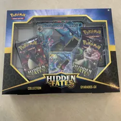Pokemon TCG- Hidden Fates Gyarados GX Collection Box- 2019 Sealed - Image 1