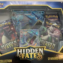 Pokemon TCG- Hidden Fates Gyarados GX Collection Box- 2019 Sealed - Image 2