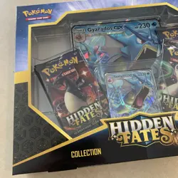 Pokemon TCG- Hidden Fates Gyarados GX Collection Box- 2019 Sealed - Image 4