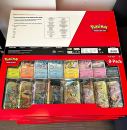 Pokemon TCG: Prismatic Evolutions Costco Mini Tins 8 Pack - New & Sealed - Image 1