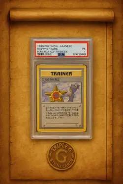 1998 Pokemon JPN Misty’s Tears Hanada Gym Deck PSA-1 Historic Art - Image 1