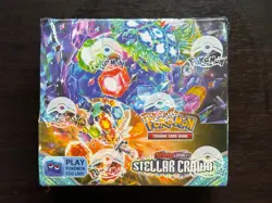 Booster Box Stellar Crown Pokemon TCG (Factory Sealed) 36 Packs - Image 1