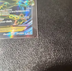 Pokemon XY Roaring Skies Rayquaza EX 104/108 Full Art Ultra Rare LP - Image 2