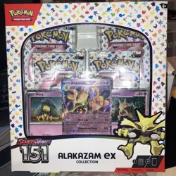 Pokemon TCG Scarlet & Violet 151 Alakazam EX Collection Box - Image 1