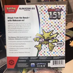 Pokemon TCG Scarlet & Violet 151 Alakazam EX Collection Box - Image 2