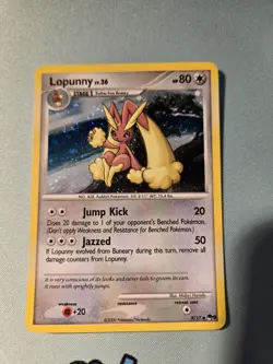 [NM] Lopunny 9/17 - Double SWIRL POP Series 9 Cosmos Holo Pokemon TCG - Image 1