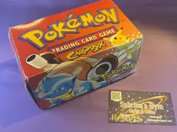 Played/Damaged 1999 Vintage WOTC Base Set Release Pokemon Cardbox - Image 1