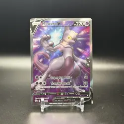 POKEMON POKEMON GO! PROMO #SWSH229 MEWTWO V BLACK STAR PROMO - NM - Image 1