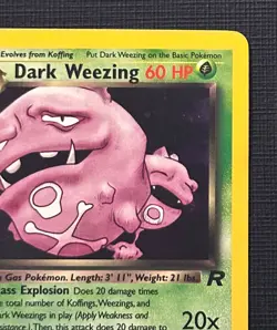 Pokemon Dark Weezing #14/82 Team Rocket Holo LP - Image 4