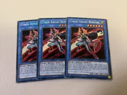 3x Cyber Angel Benten *EURO* 1st Edition Secret Rare RA01-EN024 Yu-Gi-Oh! - Image 1