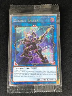 YUGIOH DECODE TALKER TN23-EN009 QUARTER CENTURY SECRET (NM)SEALED - Image 1