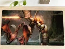 MTG Table Playmat ANSWERED PRAYERS TCG CCG Mouse Pad Trading Card Game Mat Bag - Image 1