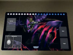 Digimon Playmat DTCG CCG Mat Pad Diaboromon Trading Card Game Mat Board Game - Image 1