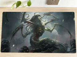 MTG Table Playmat Sliver Hivelord TCG CCG Mouse Pad Trading Card Game Mat & Bag - Image 1