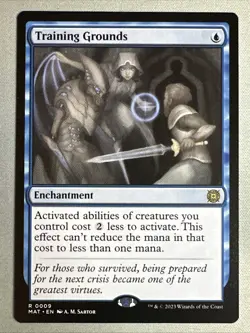 MTG / Training Grounds / MAT / #9 / Regular / Rare / NM - Image 1