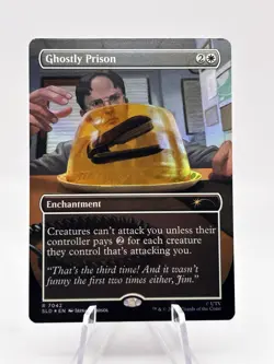Ghostly Prison 7042 Foil Secret Lair Dwight The Office Secret Lair SLD MTG NM - Image 1