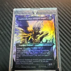 MTG English Sephiroth, Fabled SOLDIER (Borderless) (0317) NM Foil In Hard Case - Image 2
