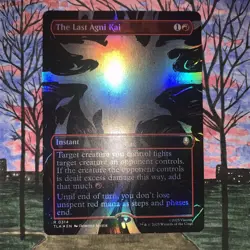 NM Borderless Foil The Last Agni Kai, MTG, Avatar, Magic, 314 - Image 1