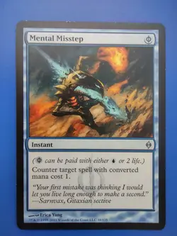 MTG Mental Misstep LP New Phyrexia Magic The Gathering Card - Image 1