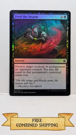 Feed the Swarm Zendikar Rising Foil - Image 1