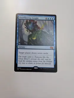 MTG - Overflowing Insight - Foundations Jumpstart NM/M Condition - Image 1