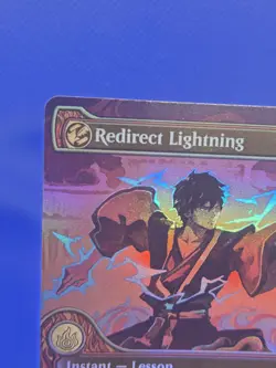 MTG Avatar The Last Airbender Redirect Lightning 0343 Foil Showcase NM - Image 3