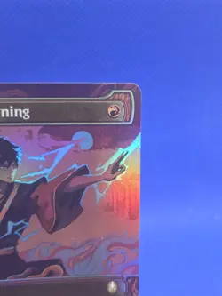 MTG Avatar The Last Airbender Redirect Lightning 0343 Foil Showcase NM - Image 4