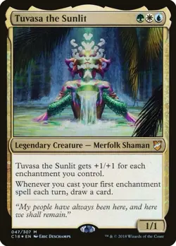 Tuvasa, the Sunlit Foil MtG Commander 2018 047/307 Lightly Played - Image 1