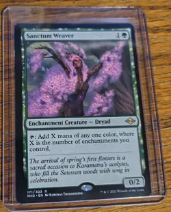 MTG Sanctum Weaver Modern Horizons 2 LP X1 Magic The Gathering - Image 1