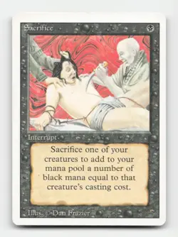 Sacrifice Revised Edition # Magic the Gathering Uncommon - Image 1
