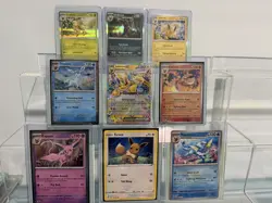Pokemon TCG - Eevee Evolutions - (9) Mixed Card Lot - NM or Better - Image 1