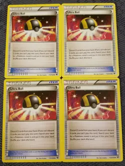 Pokemon, Fates Collide, 4x Ultra Ball - 113/124 - Uncommon - Image 1