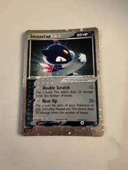 Pokemon TCG Sneasel Ex 103/109 Ruby & Sapphire Holo Ultra Rare Card - Image 1