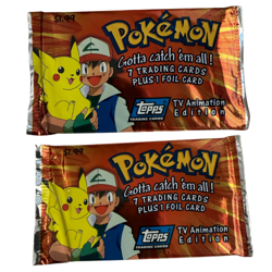 1999 Topps Pokemon Packs TV Animation Edition Factory Sealed - Image 1