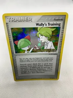 Wally's Training 85/106 Emerald Stamp Holo EX 2005 Pokemon Card - Image 3