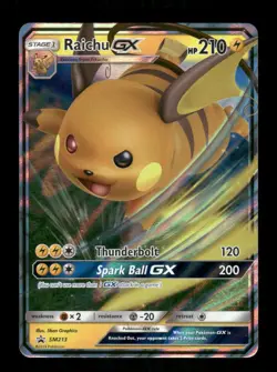 Pokemon Raichu GX - Promo SM Promos SM213 NM - Image 1