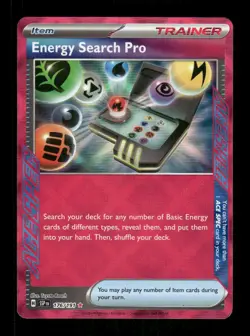 Pokemon SV08: Surging Sparks #176/191 Energy Search Pro - Image 1