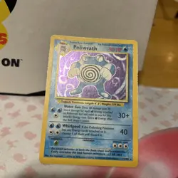 Poliwrath Unlimited Holo Rare Pokemon TCG Base Set 13/102 LP Condition - Image 1