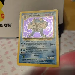 Poliwrath Unlimited Holo Rare Pokemon TCG Base Set 13/102 LP Condition - Image 2