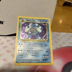 Poliwrath Unlimited Holo Rare Pokemon TCG Base Set 13/102 LP Condition - Image 3