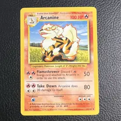 Pokemon TCG - Arcanine - 23/102 - Uncommon - Base Set Unlimited LP - Image 1