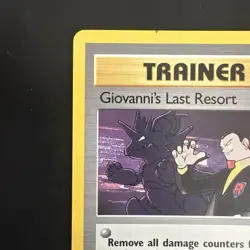 Giovanni’s Last Resort 1st Edition 105/132 - Gym Challenge Pokemon - Image 2