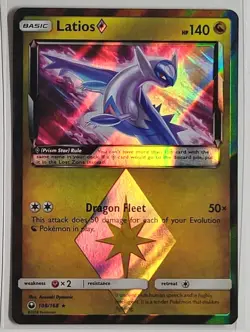 Latios 108/168 Prism Star Rare Sun & Moon Celestial Storm Pokemon TCG LP - Image 1