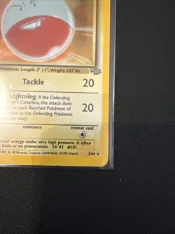 Pokemon TCG First Edition Electrode 2/64 Holo Near Mint - Image 4